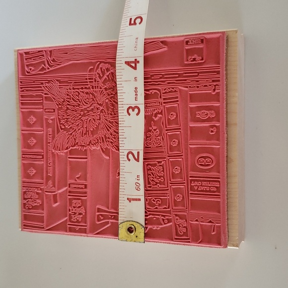 Large Cat Stamp #90251 Federick the Literate Stamps Happen Inc Charles Wysocki - Picture 9 of 11